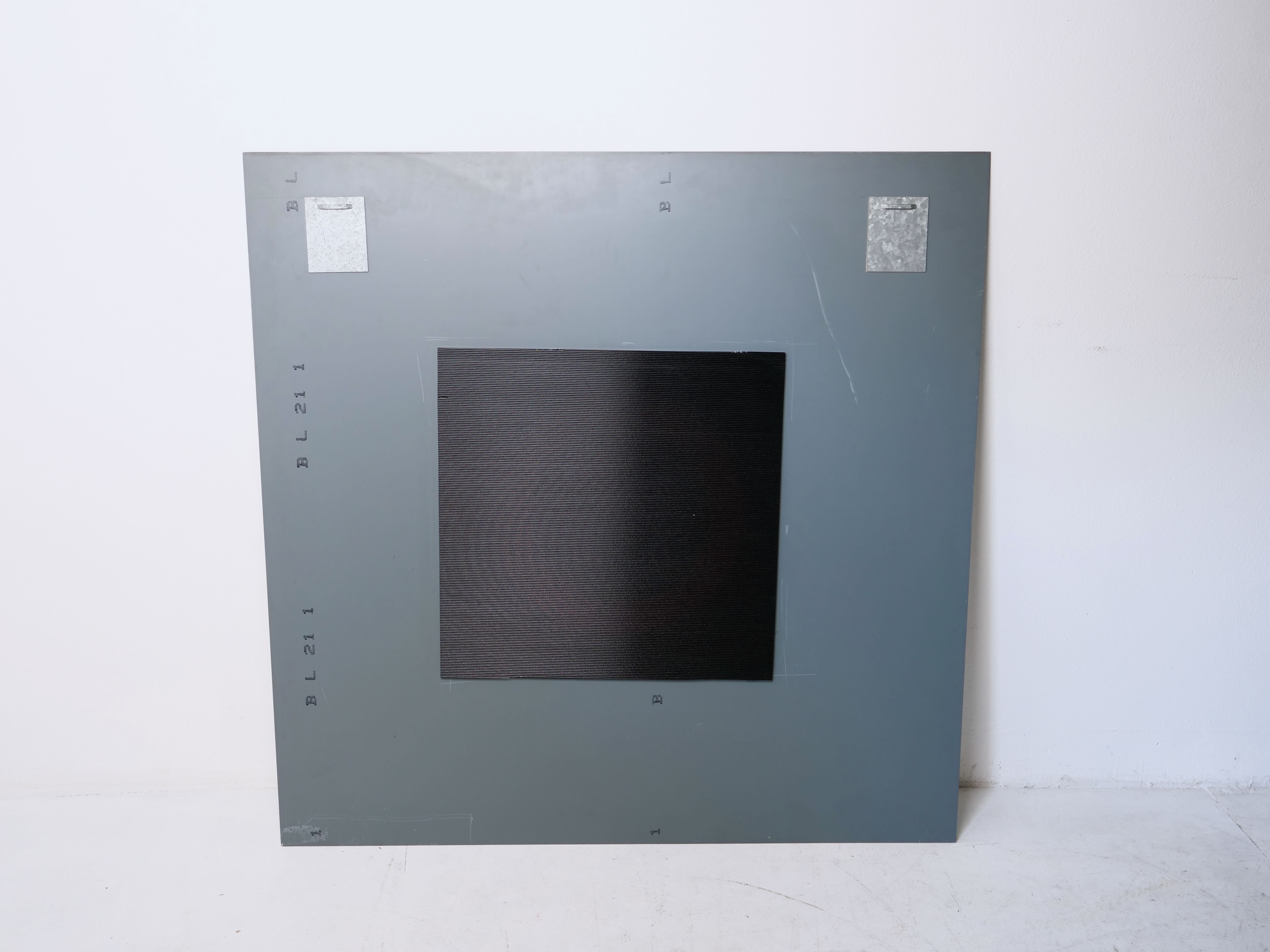 large decorative relief mirror 1980