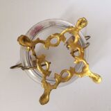 Coupelle en verre émaillé Art Nouveau