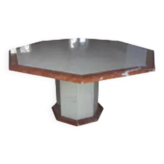 Octagonal marble table