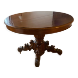 Cherry wood table with extensions
