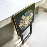 Folding side table