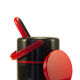 Bottle & black and Red ice bucket bucket