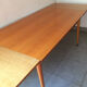 Table vintage oak year 50/60 with 2 extensions