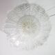 Procida, Murano Clear trasparent Vintage Glass Ceiling Light, 1970s