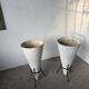Willy Guhl planter cones x2