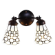 Double Tiffany wall lamp