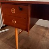 Vintage 60s mahogany desk