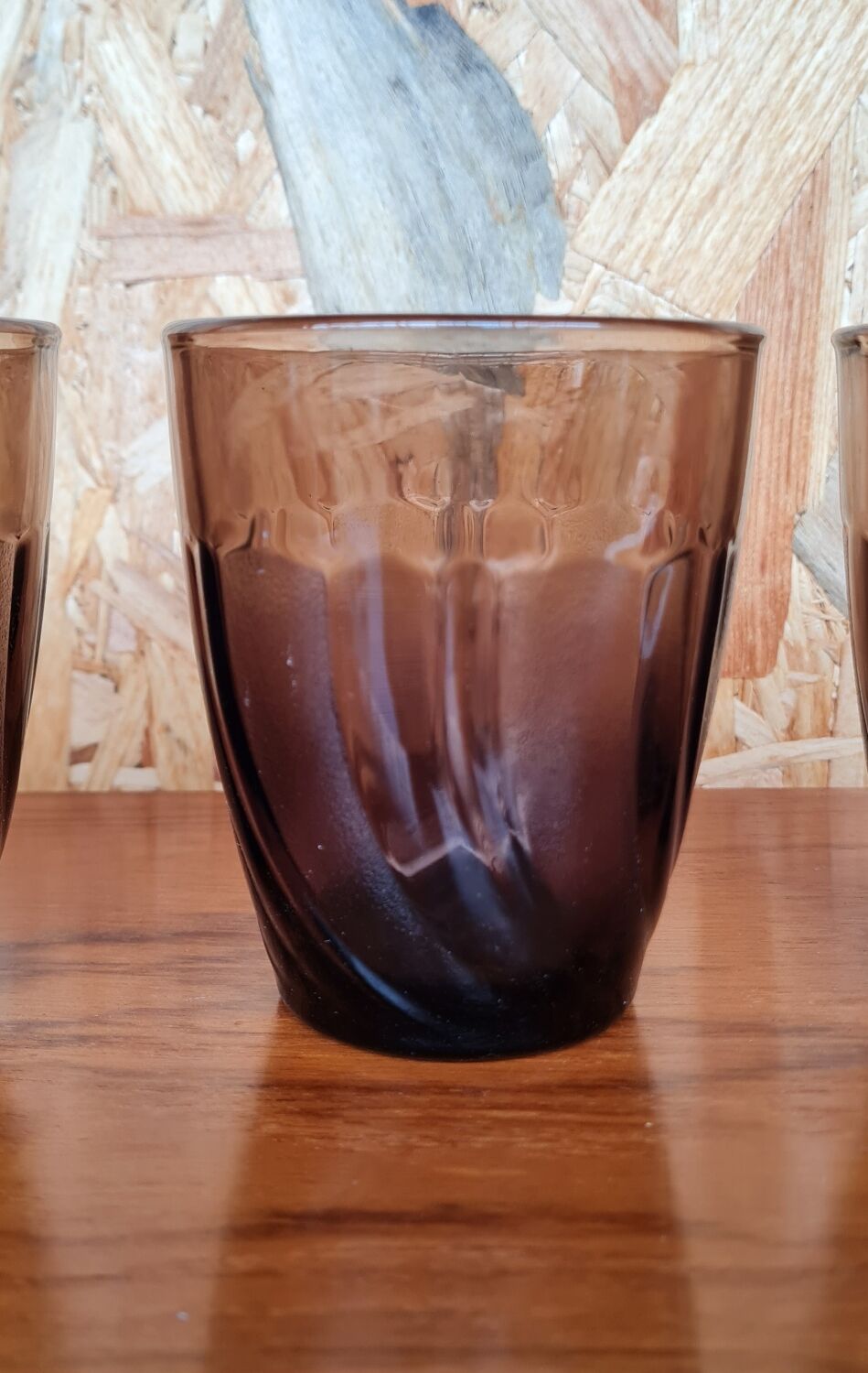 Set of 5 duralex water glasses