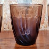 Set of 5 duralex water glasses