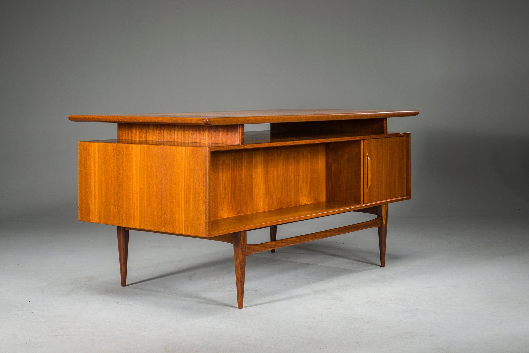 Model RT200 desk in teak by Heinrich Riestenpatt, Germany, 1960s