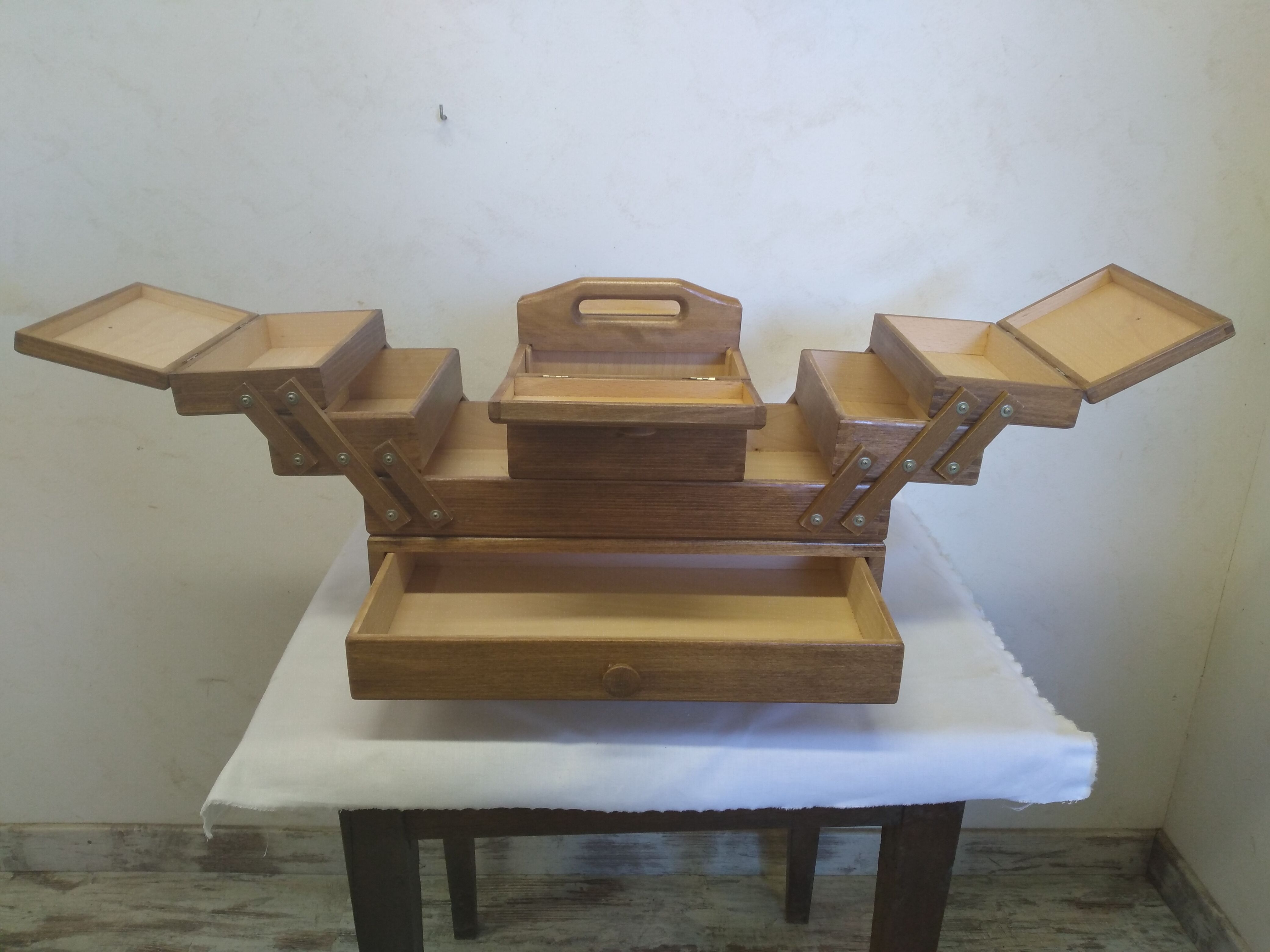 Vintage sewing basket