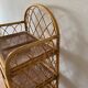 Rattan shelf