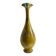 Chinoiserie Ochre Yellow Dragon Vase by Lambeth Doulton Faience, England 1880s