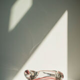 Max Verboeket glass ashtray for Maastricht Kirstalunie Netherlands signed