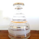Frosted glass liquor service 1950