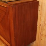 Art deco sideboard in mahogany black marble top