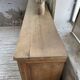 Oak sideboard with glass doors