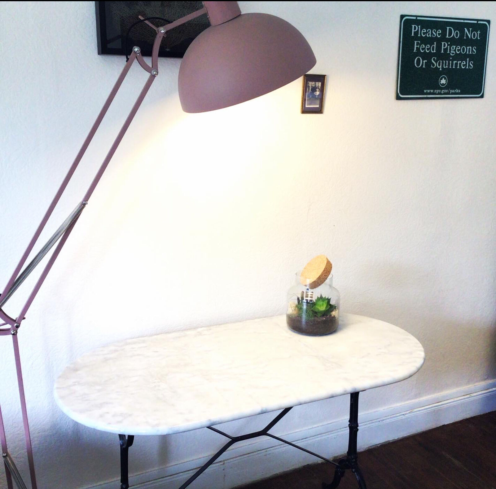 Marble bistro table 1930