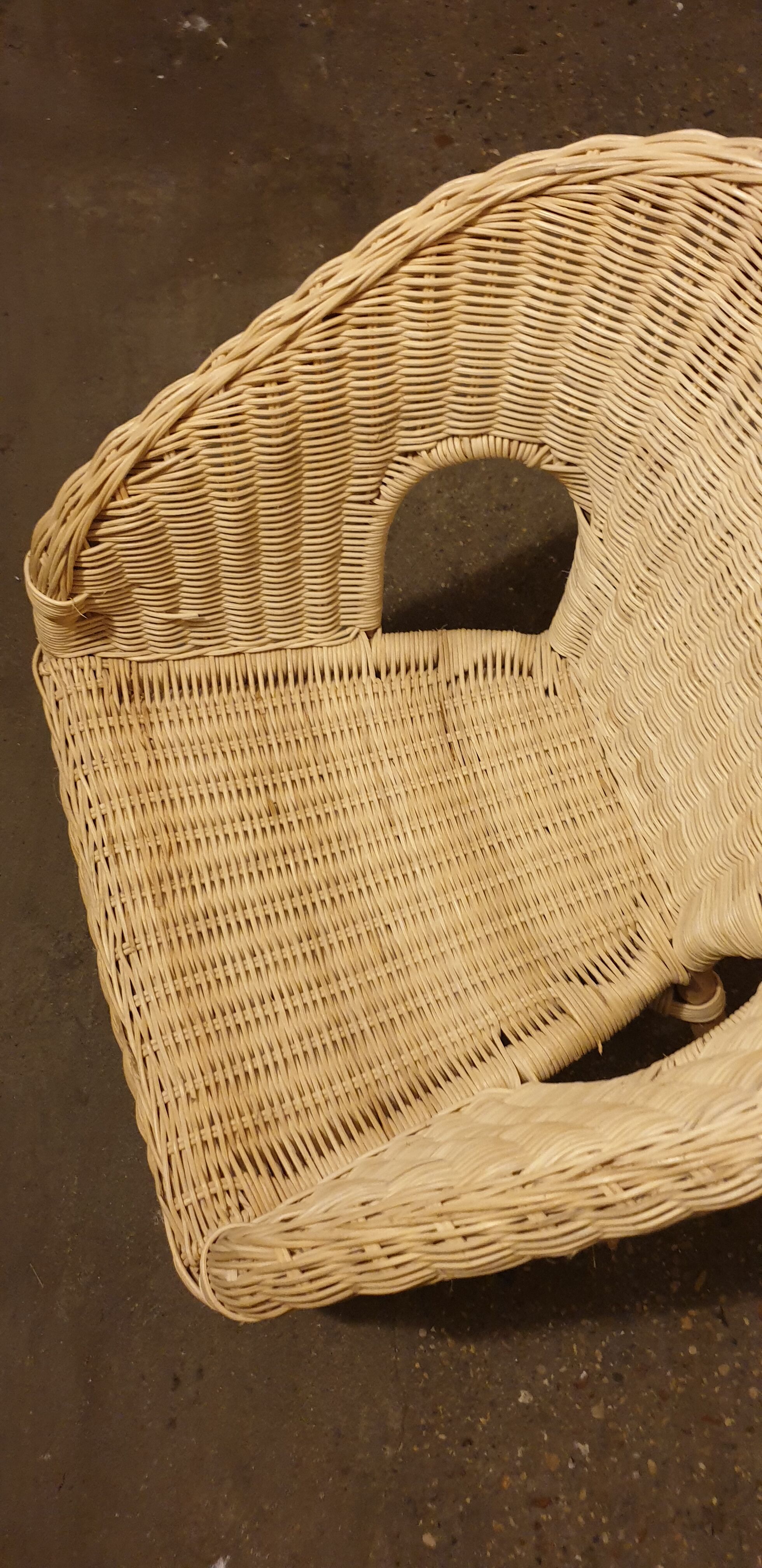 Rattan armchair