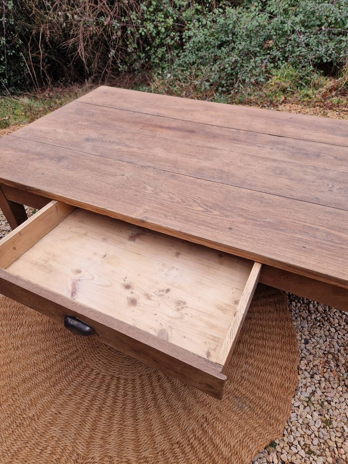 Table basse en chêne