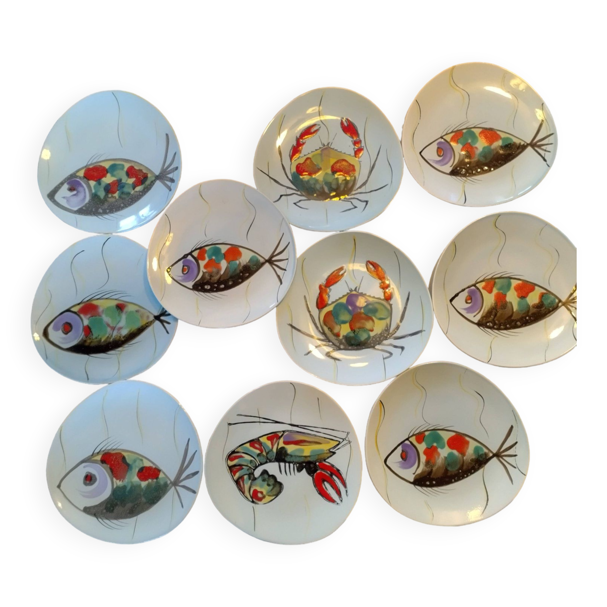 assiettes a poissons MBFA PORNIC