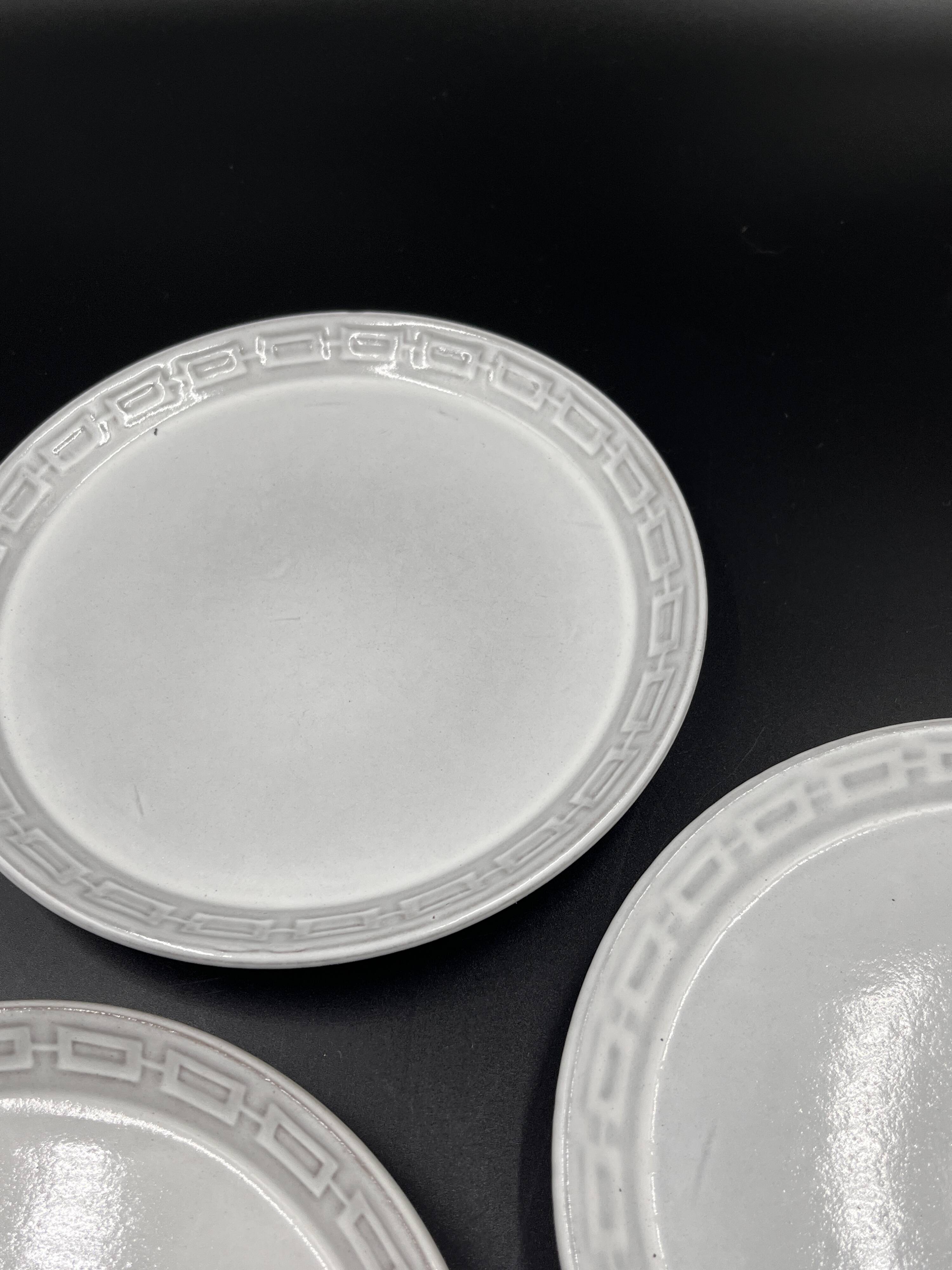 Lot de 3 assiettes à dessert Céramano par Karl Leutner