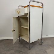 Metal Cabinet, 1970s back wheels