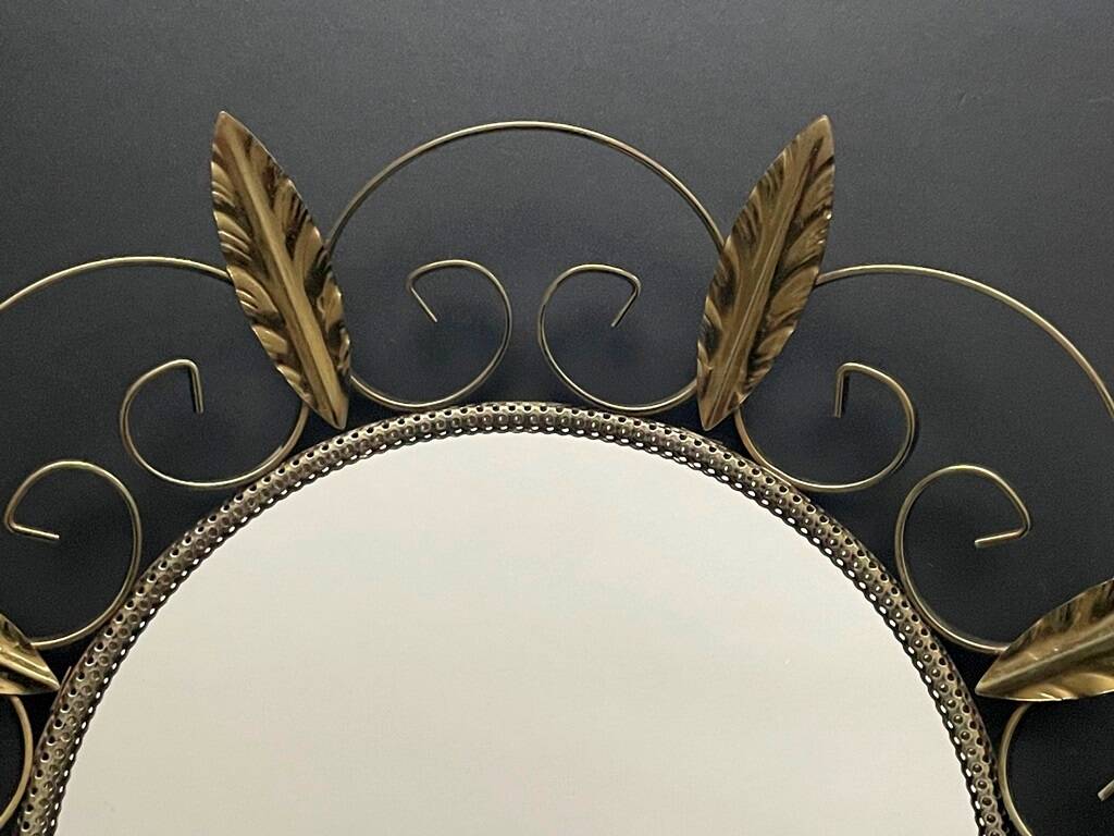 Sun Mirror Deknudt * Hollywood Regency * Vintage 60s