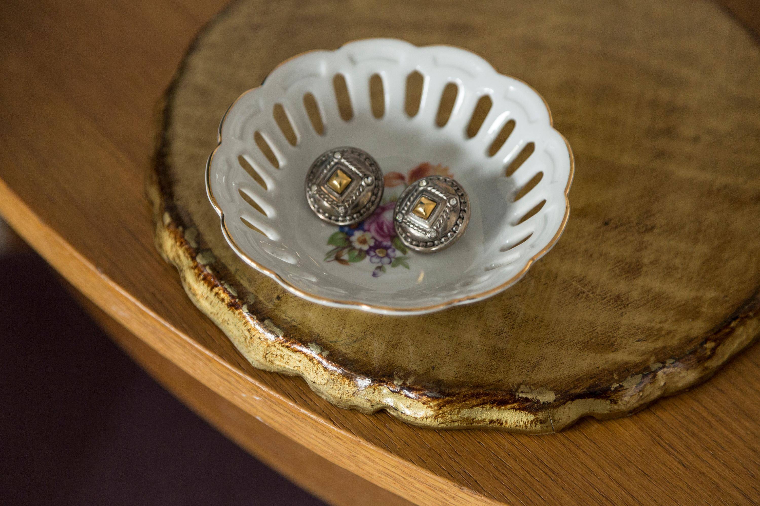 Vintage Decorative Plate Flowers, Germany, 1970s