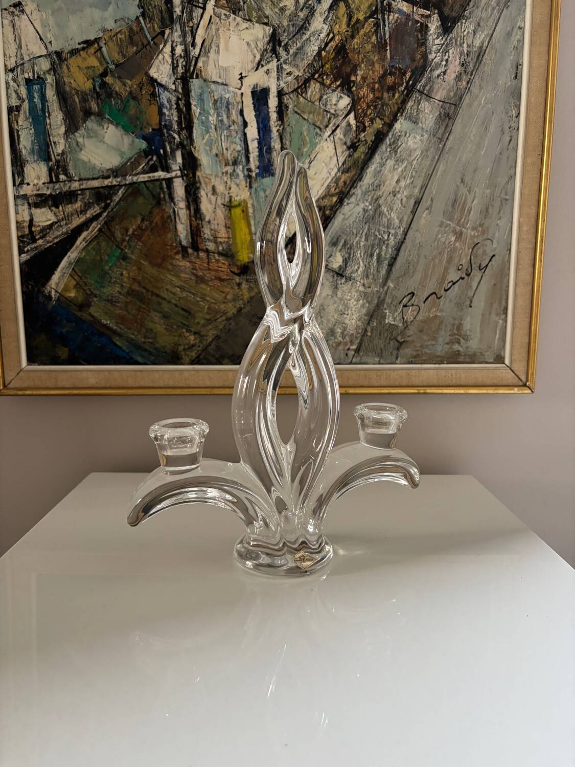 Crystal candlestick
