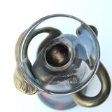Pair of blown glass vases signed, 90s