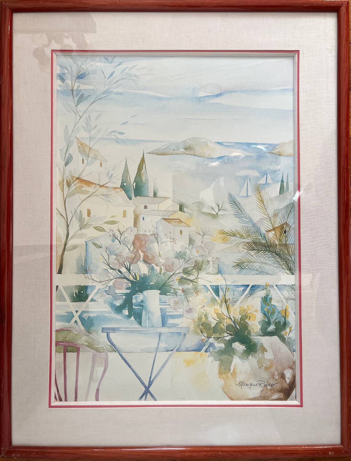 Painting: watercolor by Monique Raiser