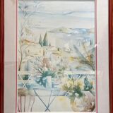 Painting: watercolor by Monique Raiser