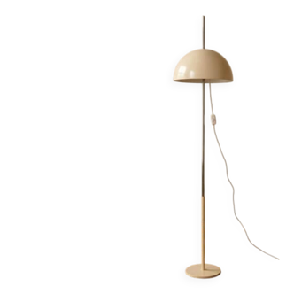 Mushroom floor lamp space age metal Napako 1970s Czechoslovakia