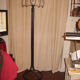 Lampadaire en rotin