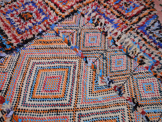 Carpet boucherouite 350 x 149 cm