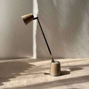 Lampe vintage Hala Lampette beige années 70