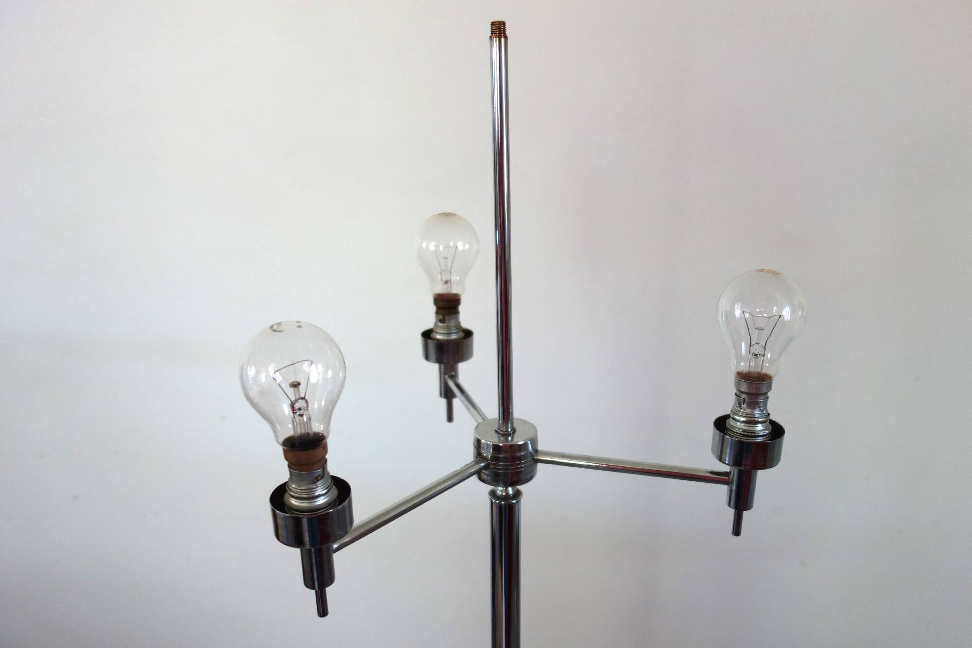 Space age floor lamp with 3 lights from the 70s by DLG Scolari.