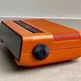 Réveil radio orange space age gold star rk-306
