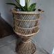 Plant holder, rattan pot cover