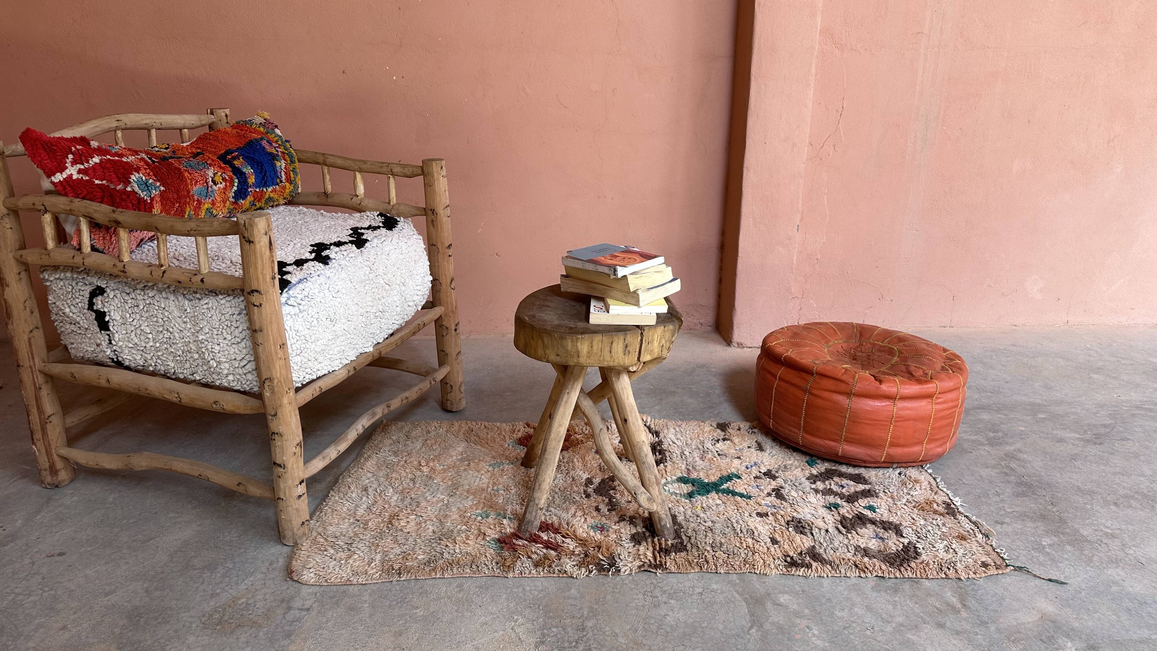 Colorful Moroccan rug Talsint - 147 x 66 cm