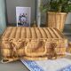 Small rattan suitcase