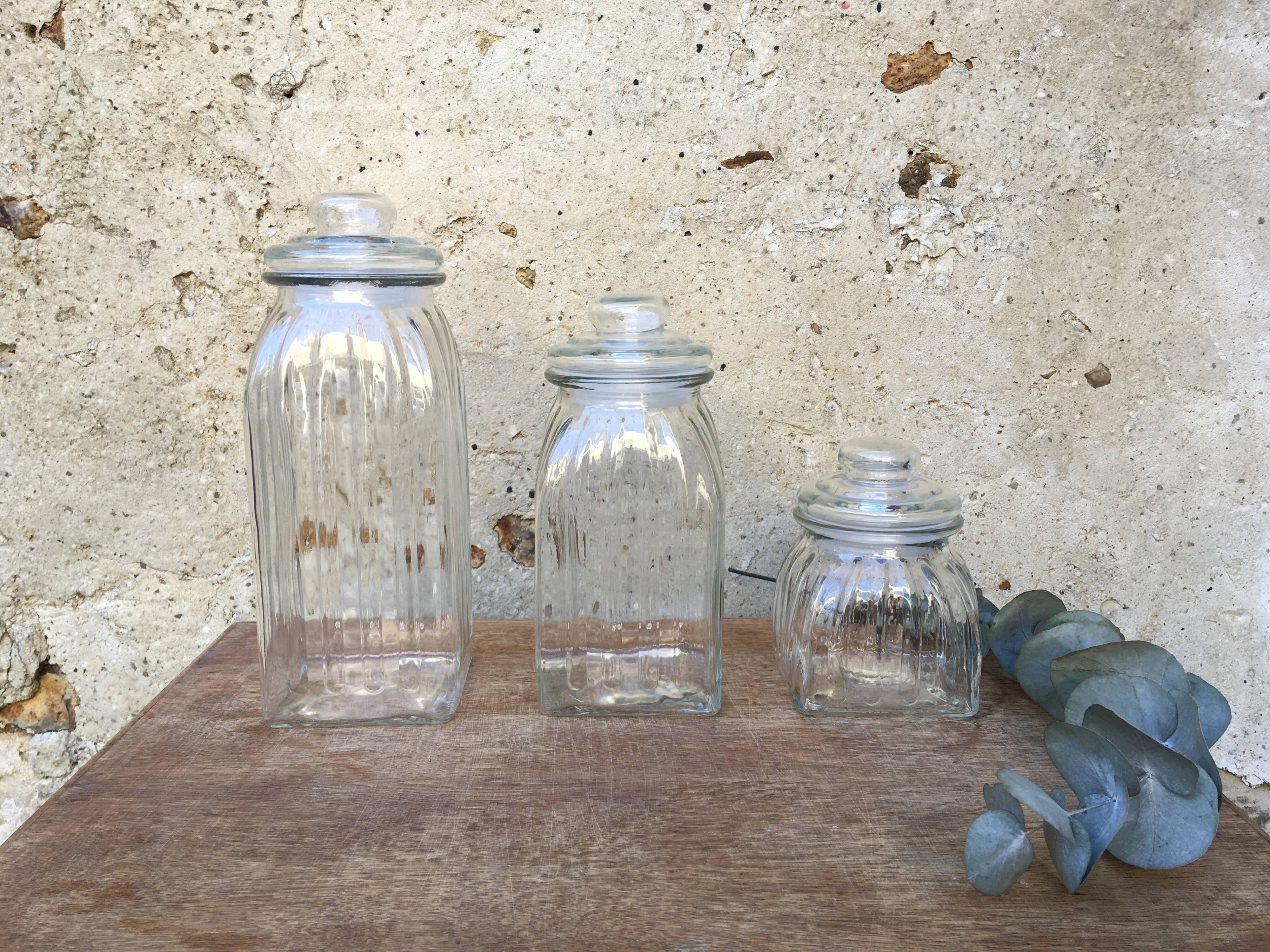 Vintage glass candy