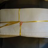 Lot of 11 damask towels linen and cotton