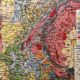 Old map of the Jura from 1951