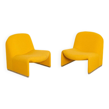 Pair of "Alky" lounge chairs by Giancarlo Piretti for Anonima Castelli 80's