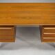 Mid-Century Teak Desk from GV Møbler, 1970s