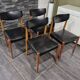 Set of 4 Scandinavian chairs, 1970s