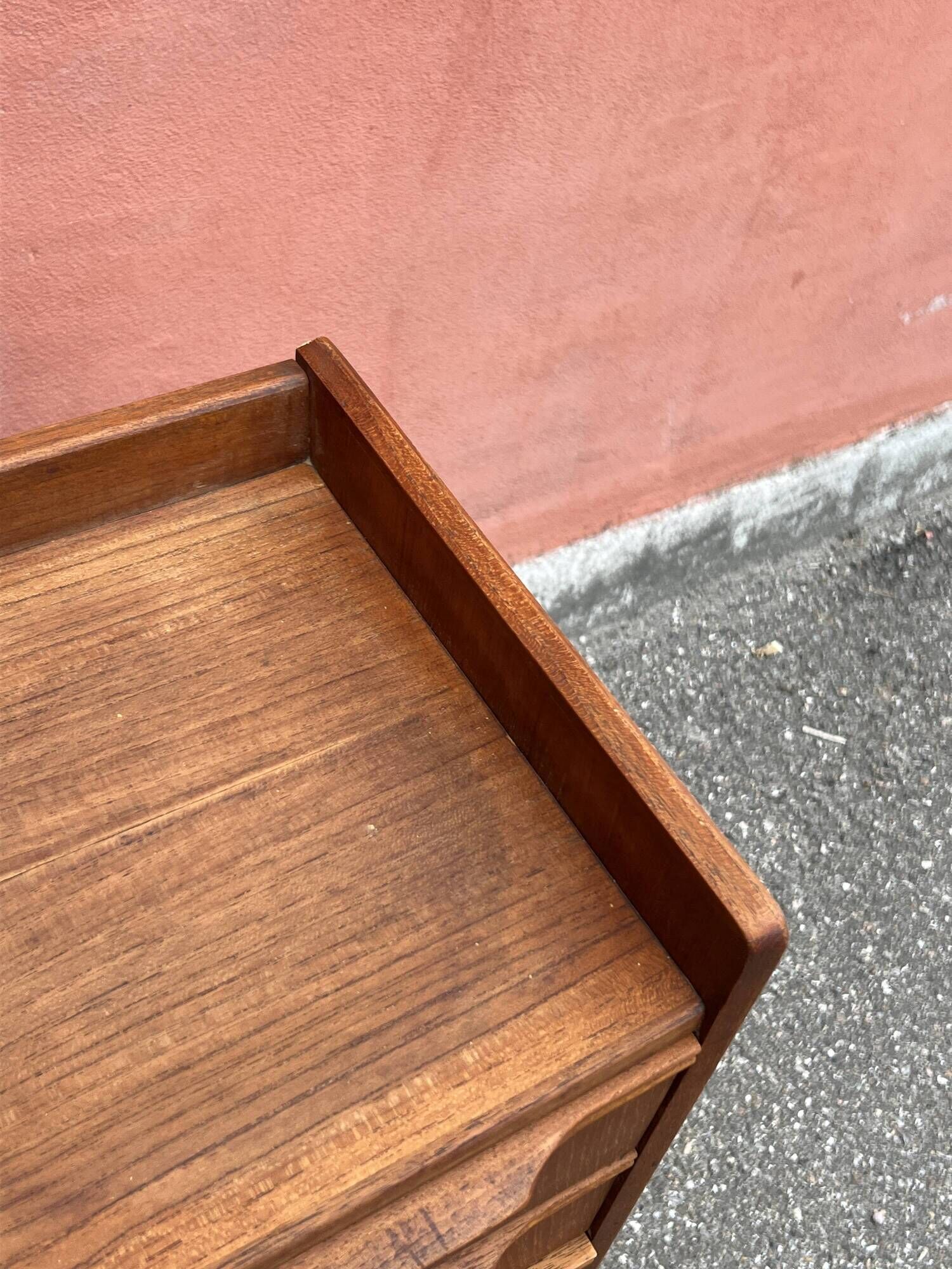 Danish vintage teak chest of drawers / nightstand, Mid century modern 1960