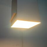 Minimalist cubic metal suspension, mid-century, 1960s.